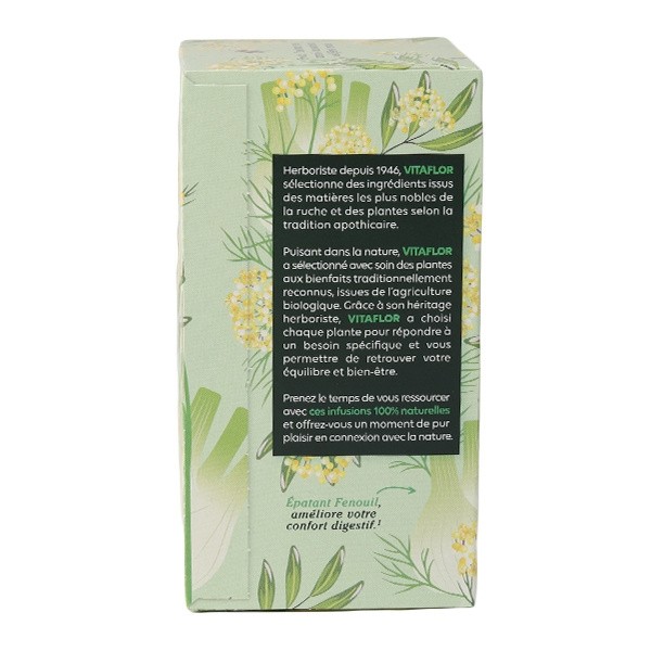 Vitaflor tisane fenouil bio sachets