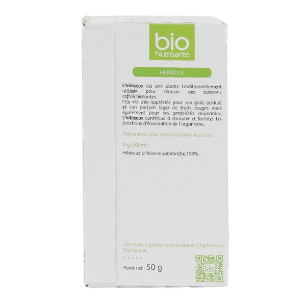 Bio Nutrisanté infusion Hibiscus sachets