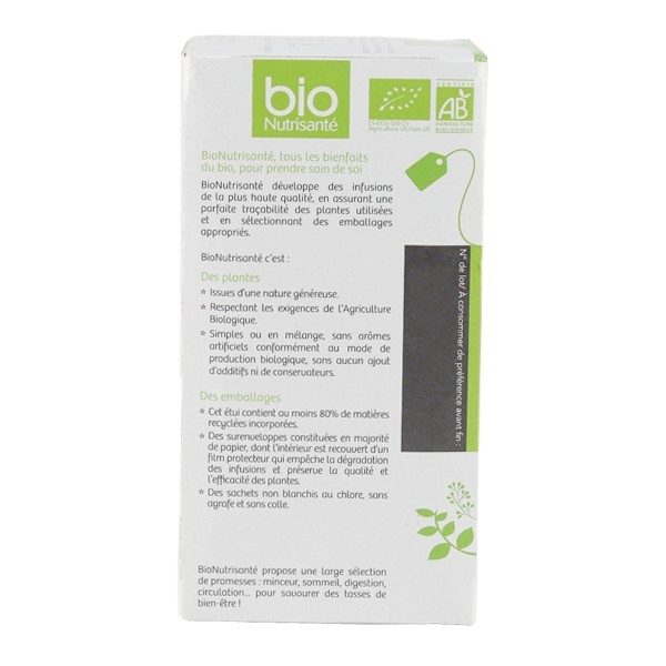 Bio Nutrisanté infusion Hibiscus sachets