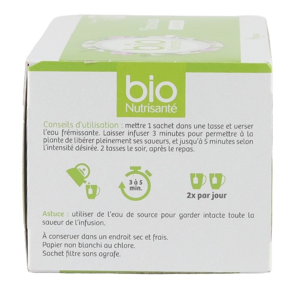 Bio Nutrisanté infusion Verveine sachets