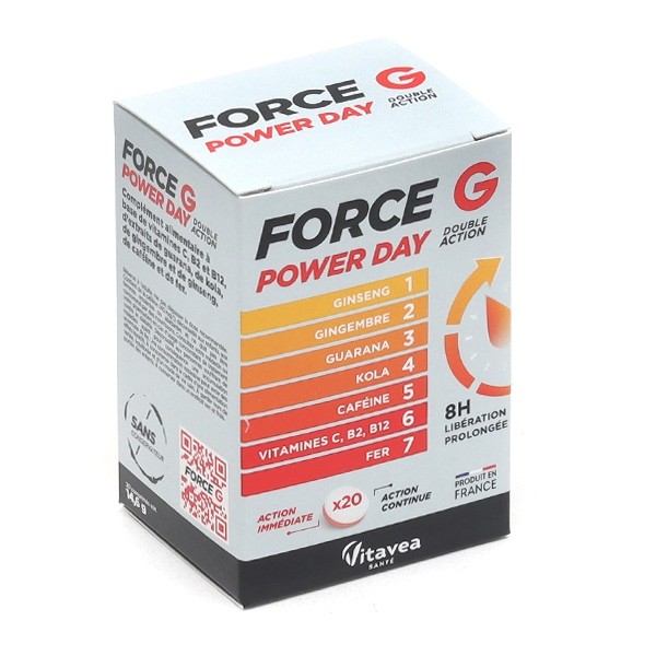 Vitavea Force G Power Day comprimés
