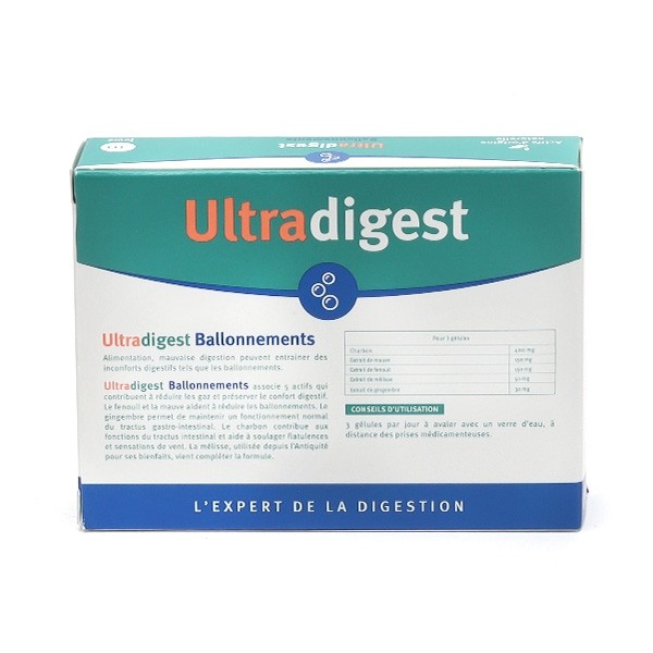 Vitavea Ultradigest ballonnements gélules