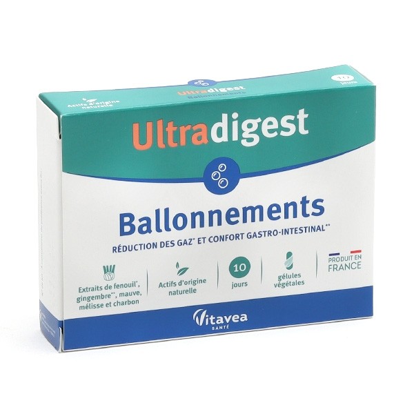 Vitavea Ultradigest ballonnements gélules