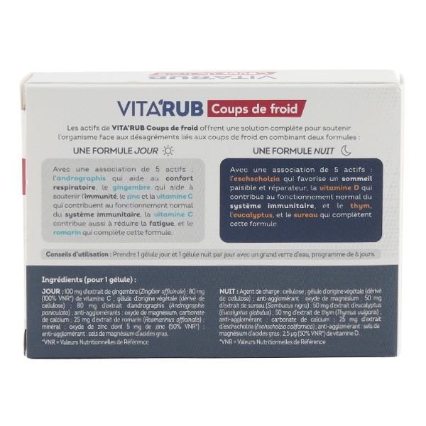 Vitarub Coups de froid gélules