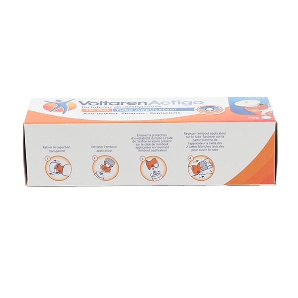 Voltaren Actigo 1 % gel avec applicateur