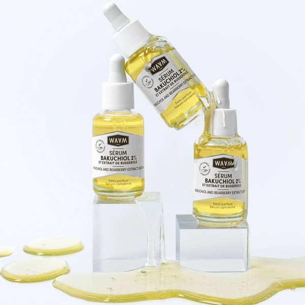 Waam sérum bakuchiol 2% et extrait de busserole