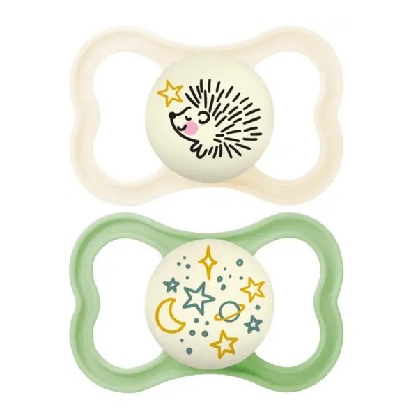 MAM Supreme Nuit Sucette anatomique silicone +6 mois