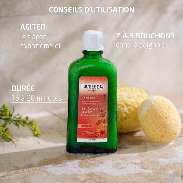 Weleda Arnica bain récupération sportive Bio