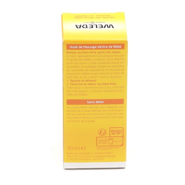 Weleda huile de massage ventre de bébé