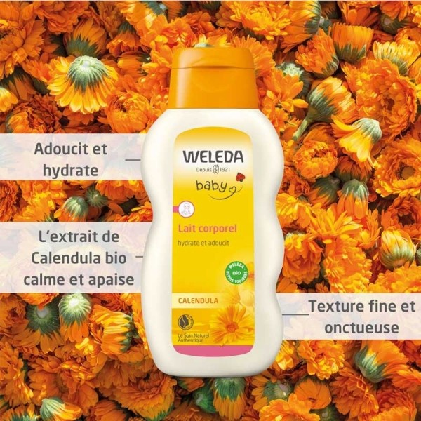 Weleda Bébé Calendula lait corps Bio