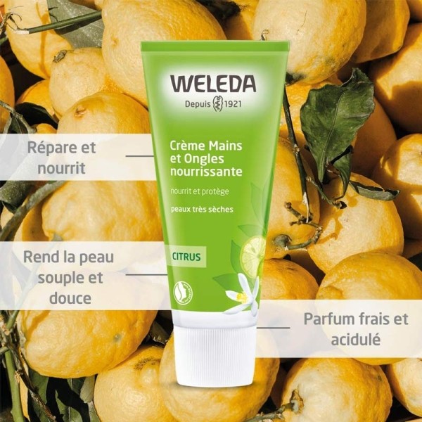 Weleda Citrus crème mains ongles nourrissante