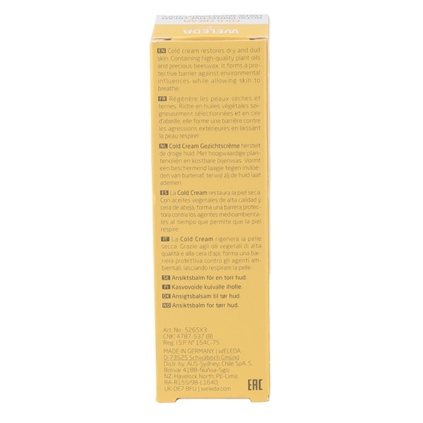 Weleda Cold cream crème multi protectrice