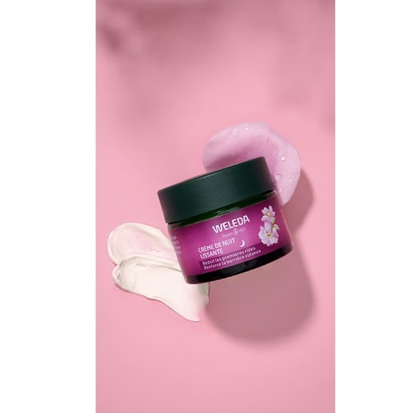 Weleda Crème de nuit lissante Rose musquée et Thé blanc Bio