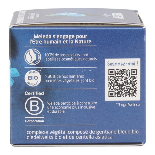 Weleda Crème de nuit redensifiante Bio Gentiane bleue et Edelweiss
