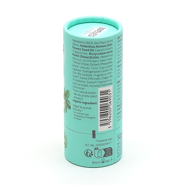 Weleda Déodorant stick 24h bio Eucalyptus Peppermint