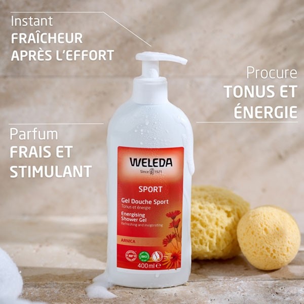 Weleda Gel douche sport Bio à l'Arnica