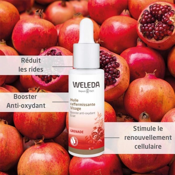 Weleda Grenade Huile raffermissante visage bio