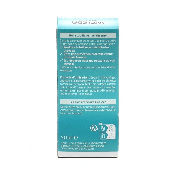 Weleda Romarin huile capillaire nourrissante