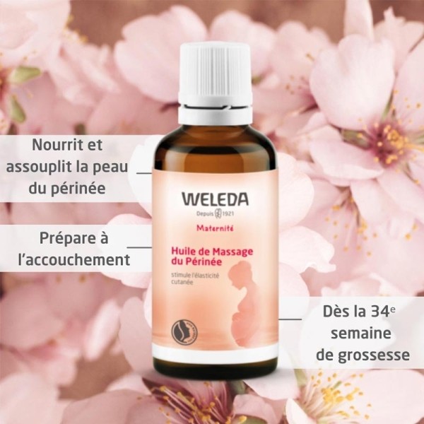 Weleda huile de massage du périnée Bio