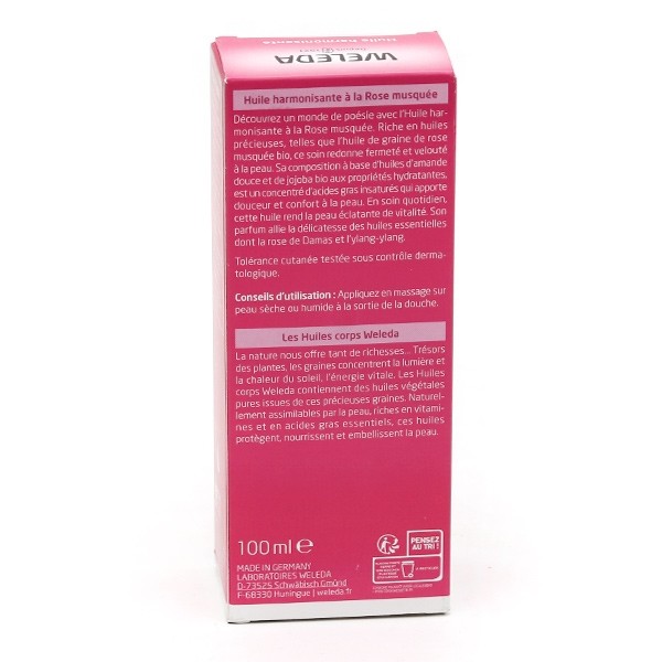 Weleda Huile harmonisante Rose musquée Bio