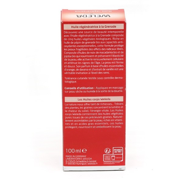 Weleda Grenade huile régénératrice Bio