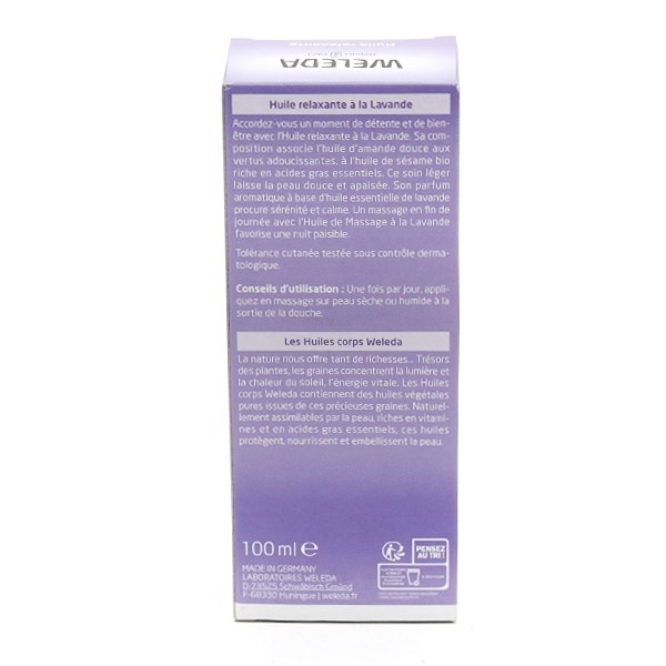 Weleda Huile relaxante Lavande bio