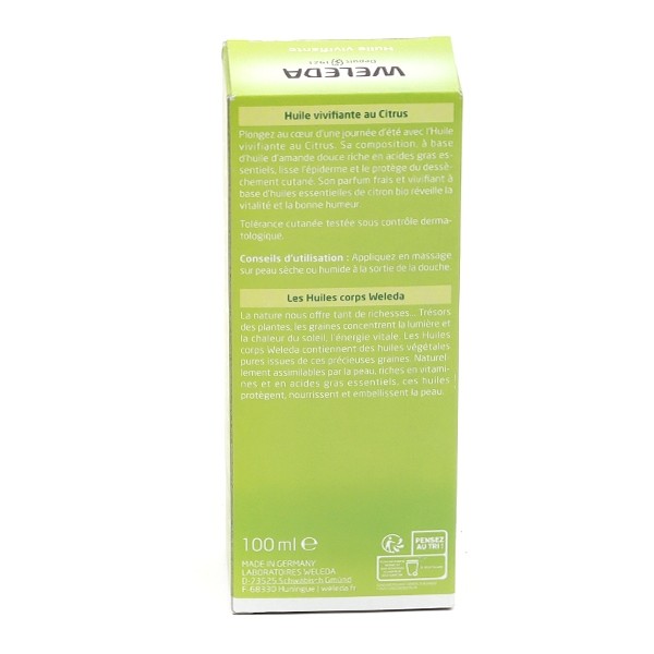 Weleda Citrus huile vivifiante bio