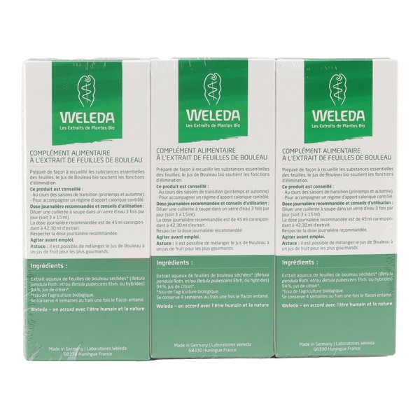 Weleda Jus de bouleau bio