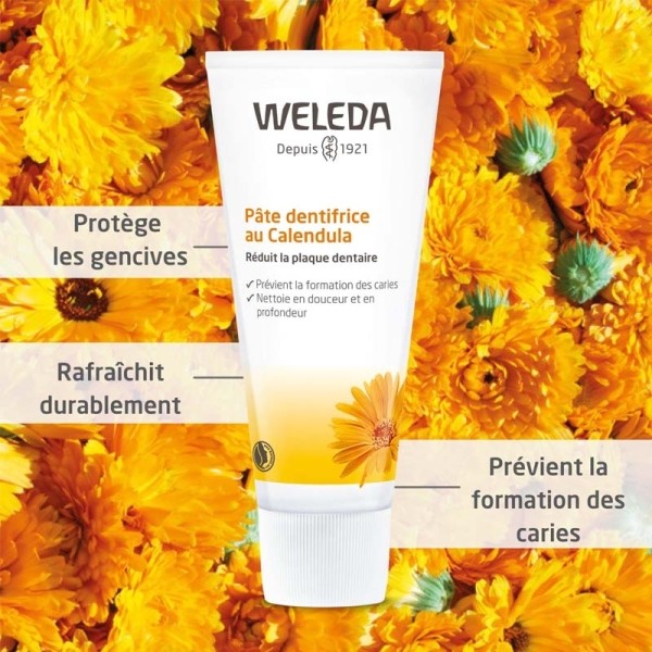 Weleda Pâte dentifrice au calendula bio