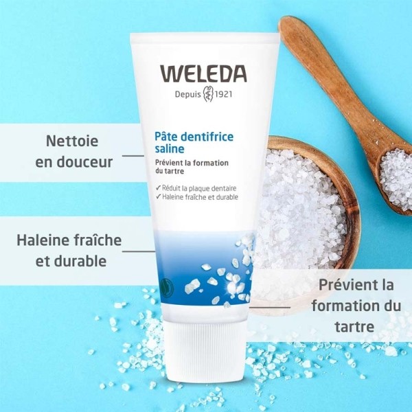 Weleda Pâte dentifrice saline Bio