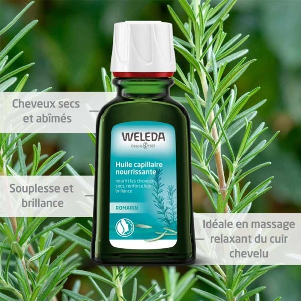 Weleda Romarin huile capillaire nourrissante