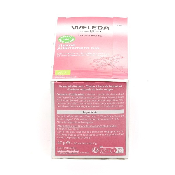 Weleda tisane d'allaitement arôme fruits rouges sachets