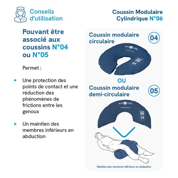 Coussin de positionnement cylindrique Winncare