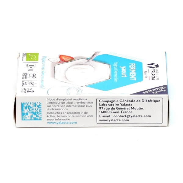 Yalacta Ferments lactiques pour yaourt Bio