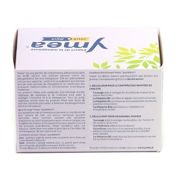 Ymea ménopause jour et nuit gélules