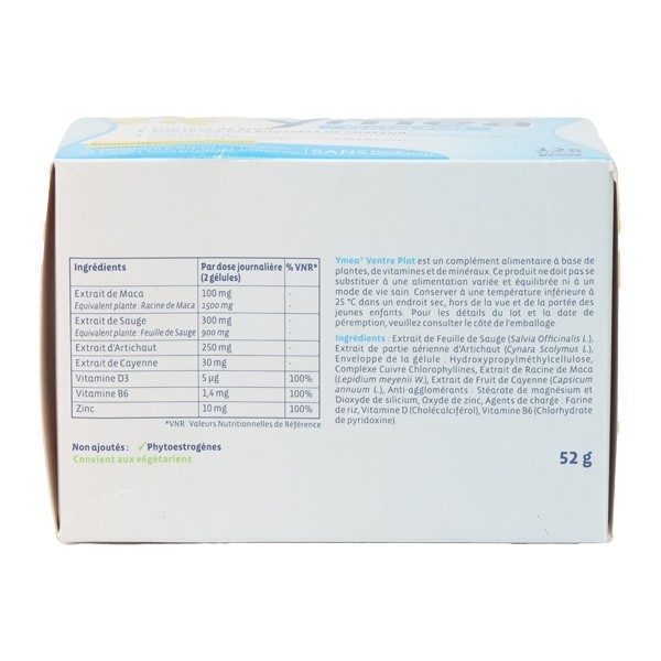 Ymea ménopause ventre plat gélules
