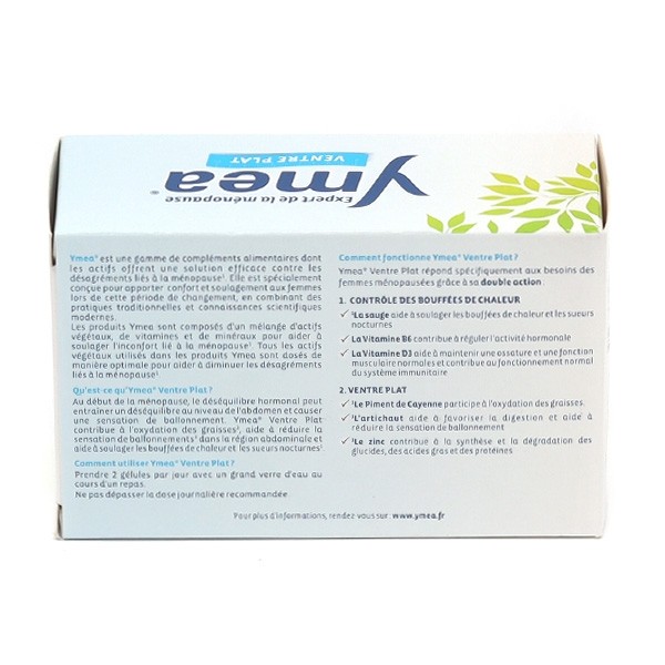Ymea ménopause ventre plat gélules