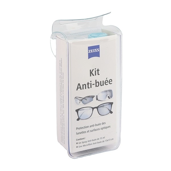 Zeiss kit anti-buée pour lunettes