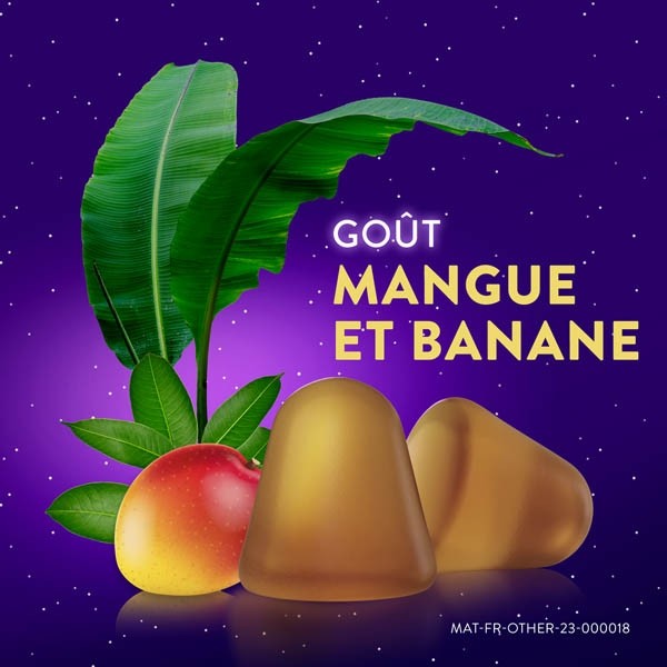 ZzzQuil Sommeil Mangue banane gummies