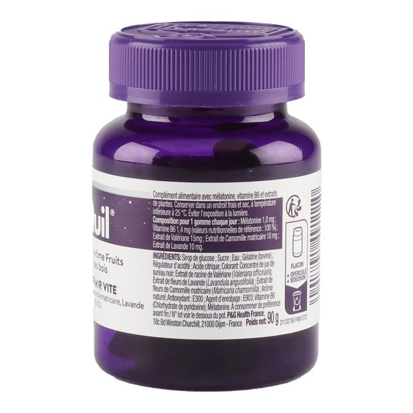 ZzzQuil Sommeil Fruits des bois gummies