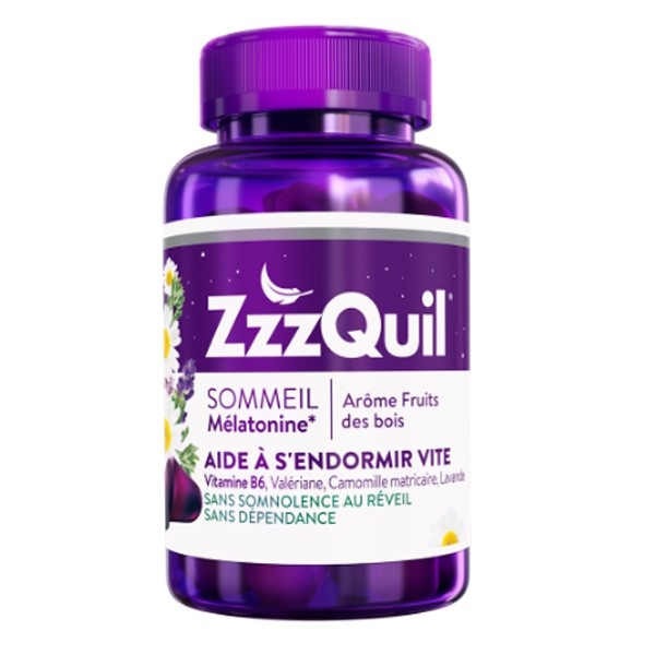 ZzzQuil Sommeil Fruits des bois gummies