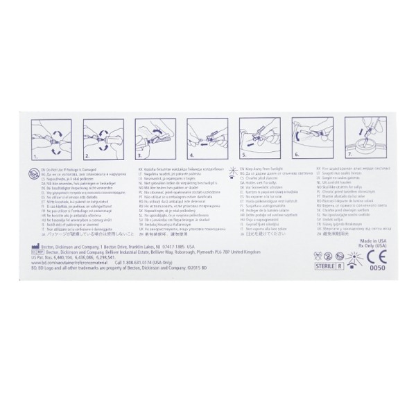BD Eclipse aiguille de prélèvement sanguin x48