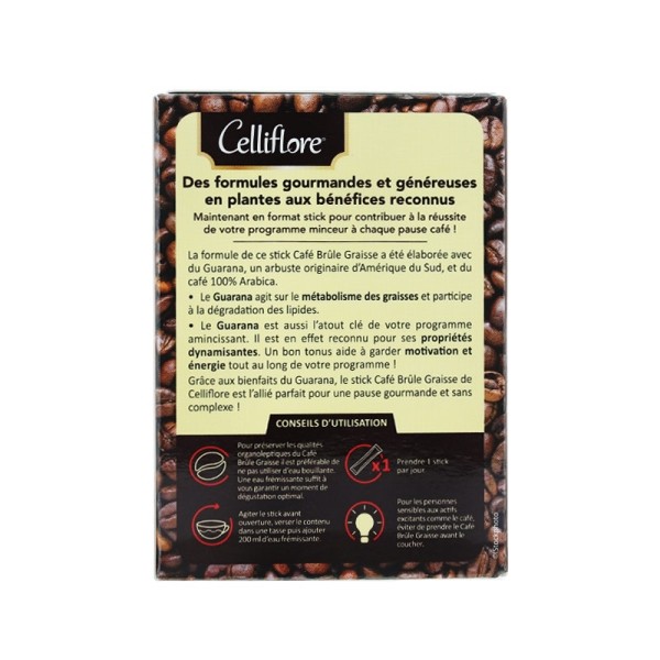 Celliflore Café Brûle graisse sticks
