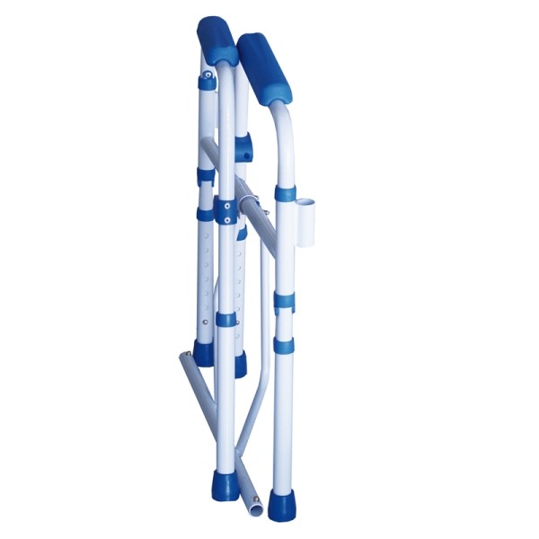 Cadre de toilette pliant Blue Steel 3 en 1