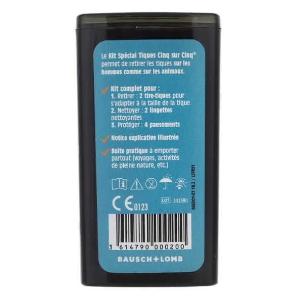 Cinq sur Cinq kit spécial tiques