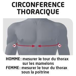 Gibaud Ceinture thoracique Homme et Femme