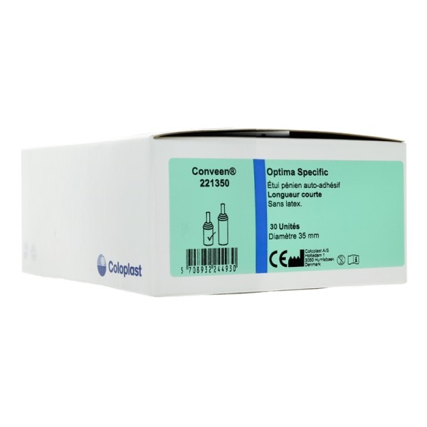 Coloplast conveen Optima Specific étuis péniens auto adhésifs