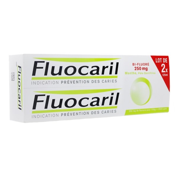 Fluocaril Bi-Fluoré 250 mg dentifrice menthe