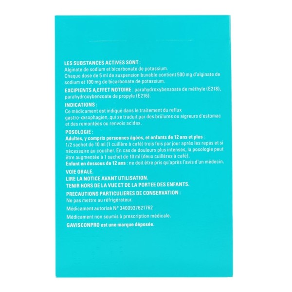Gaviscon Pro menthe stick Sans sucre