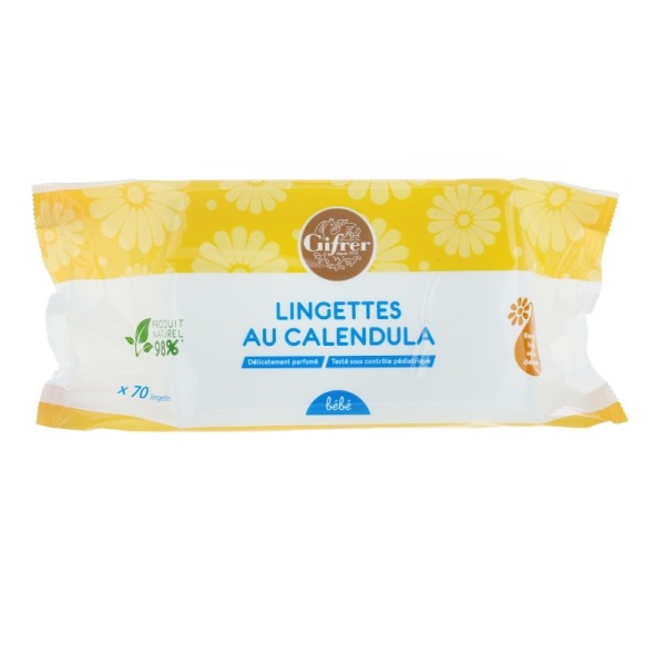 Gifrer Bébé lingettes au calendula